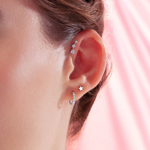 Color:White Gold
Option:Single
Option:Pair