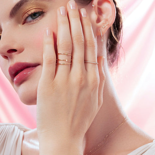 Golden Sole Ball Ring