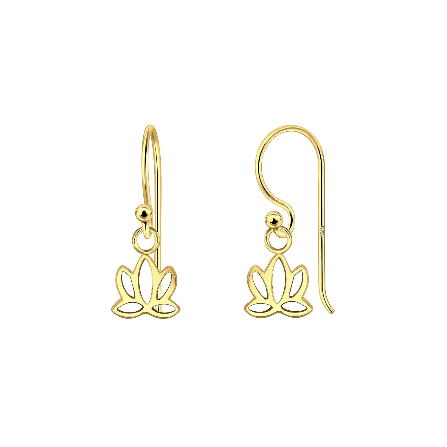 Lotus Drop Earrings