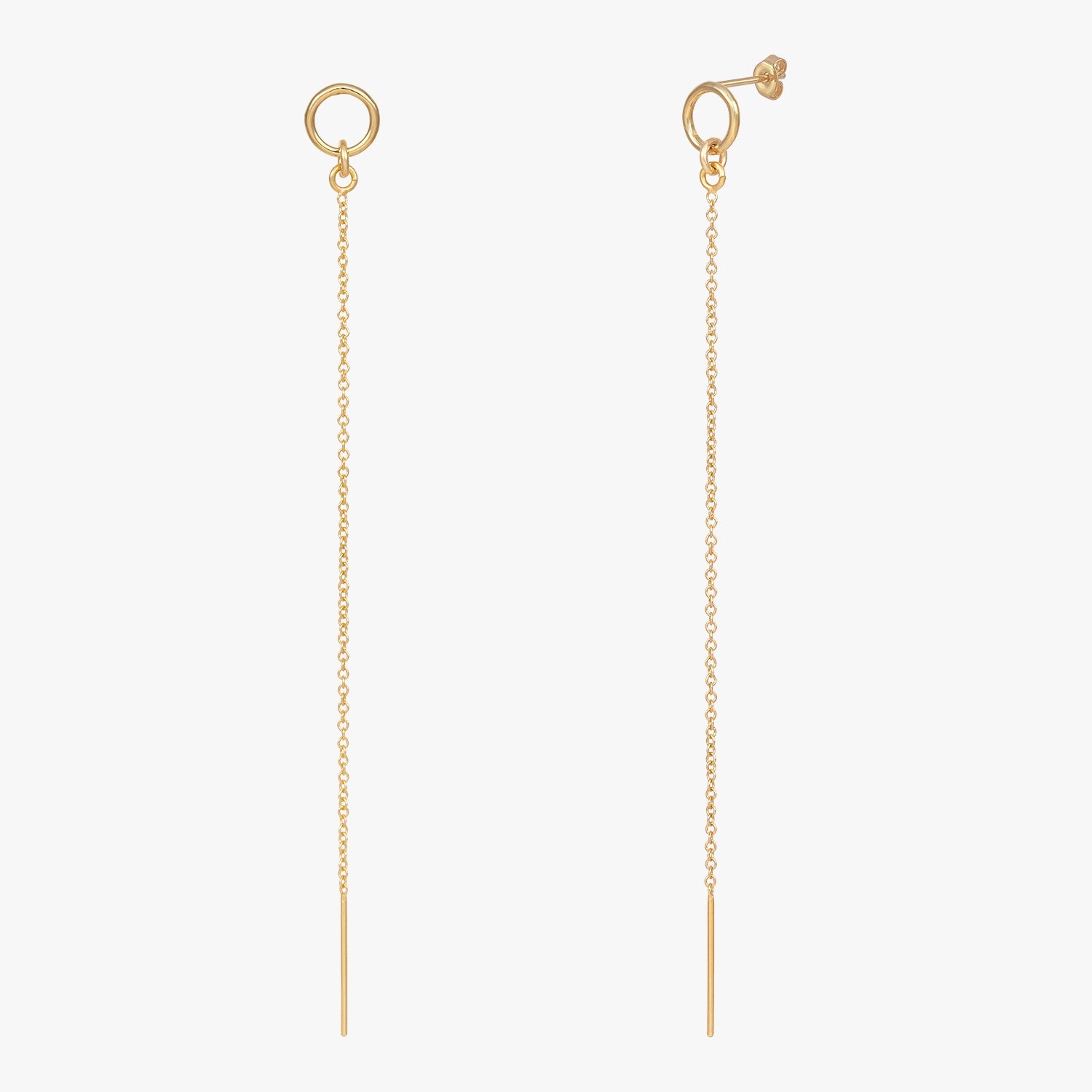 Circle Linear Earrings
