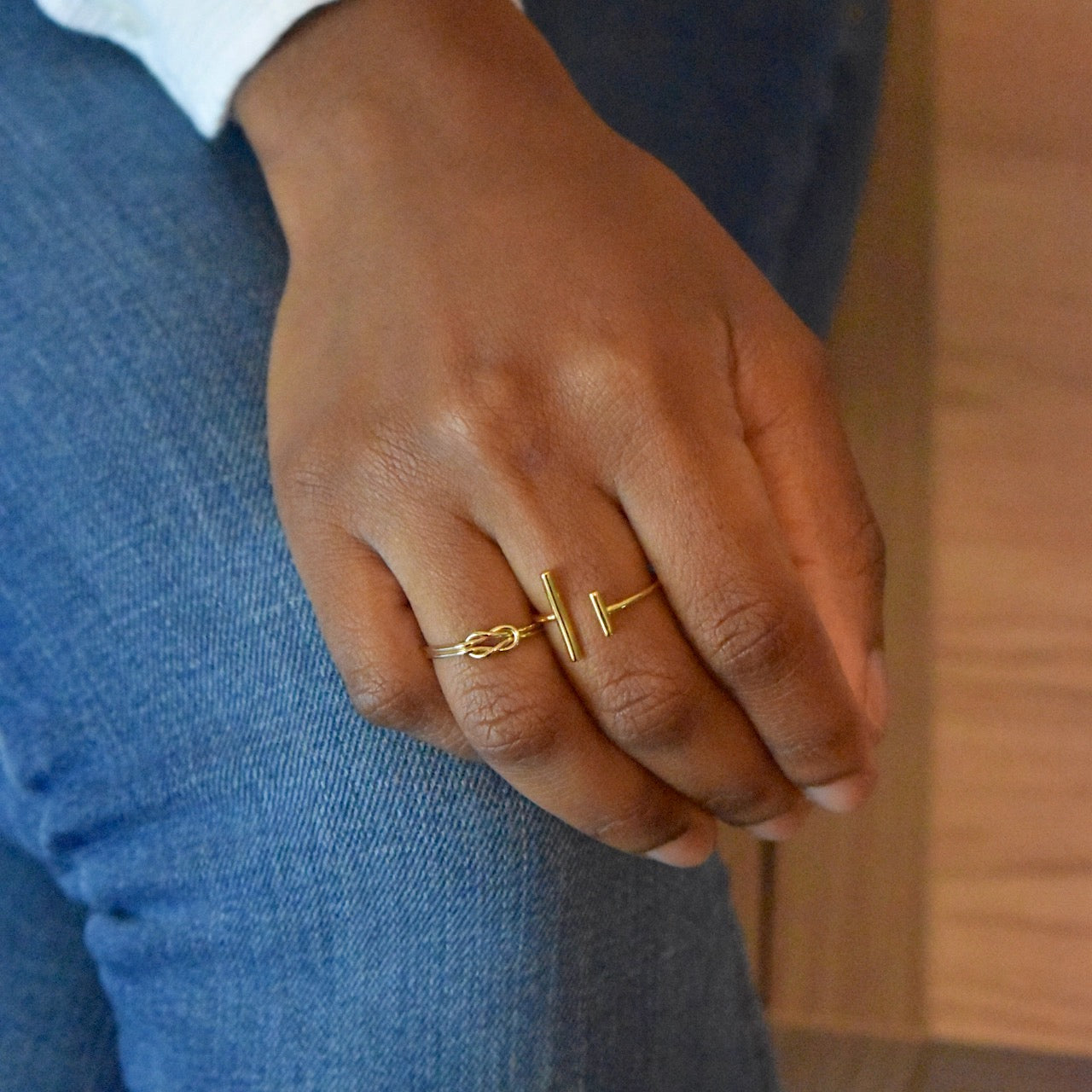 Double Love Knot Ring