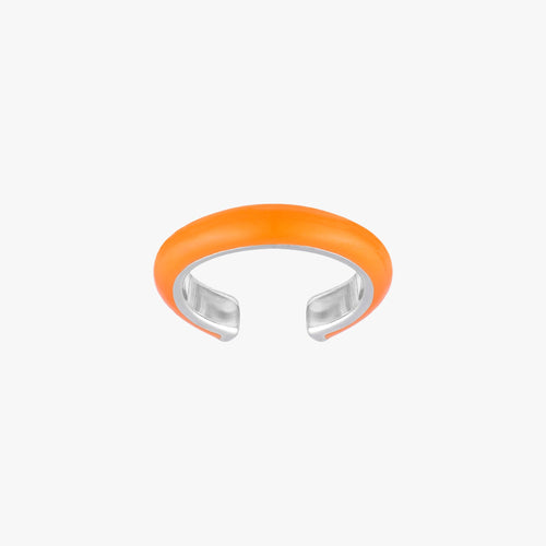 Bold Orange Ear Cuff