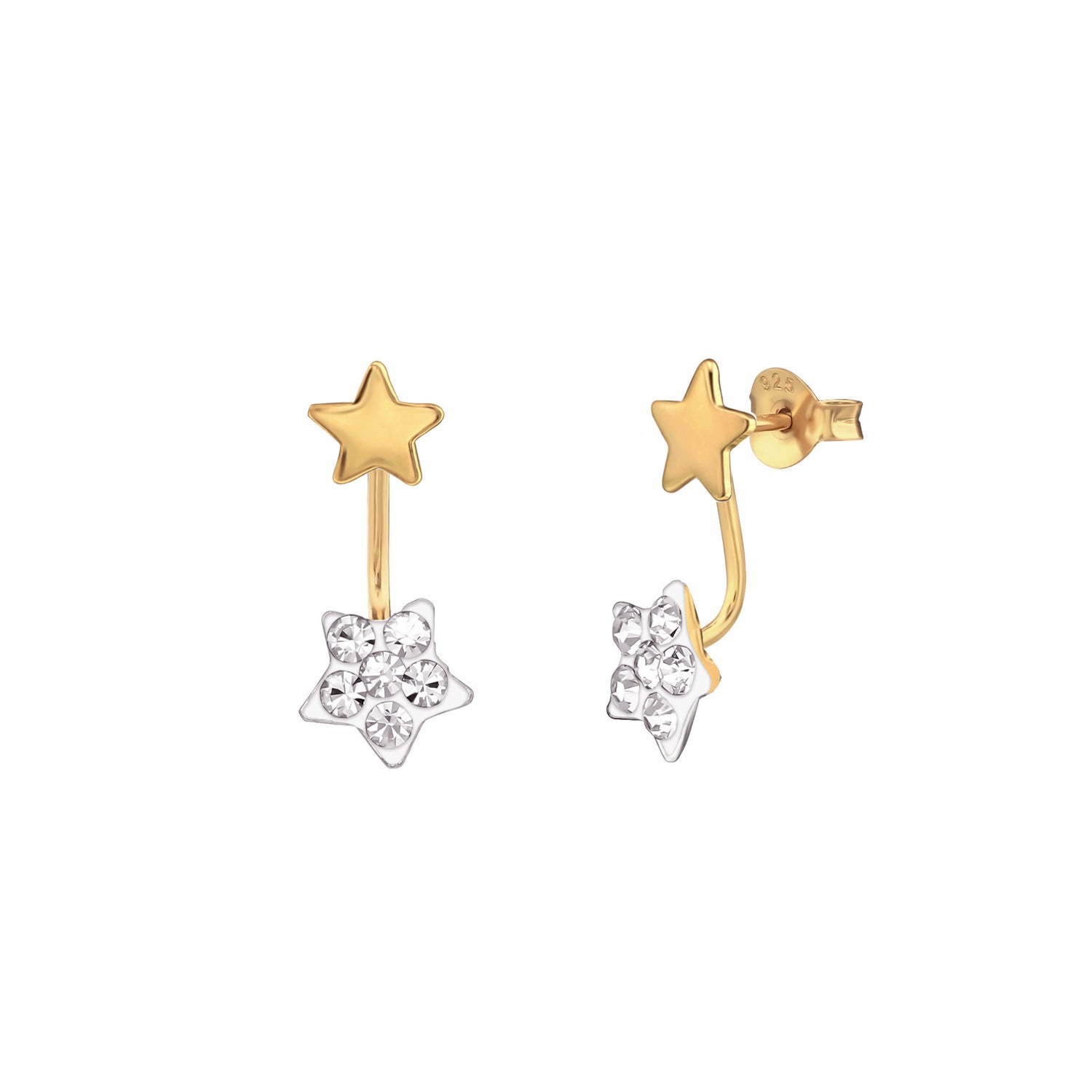 Double Twinkle Star Bling Ear Jacket