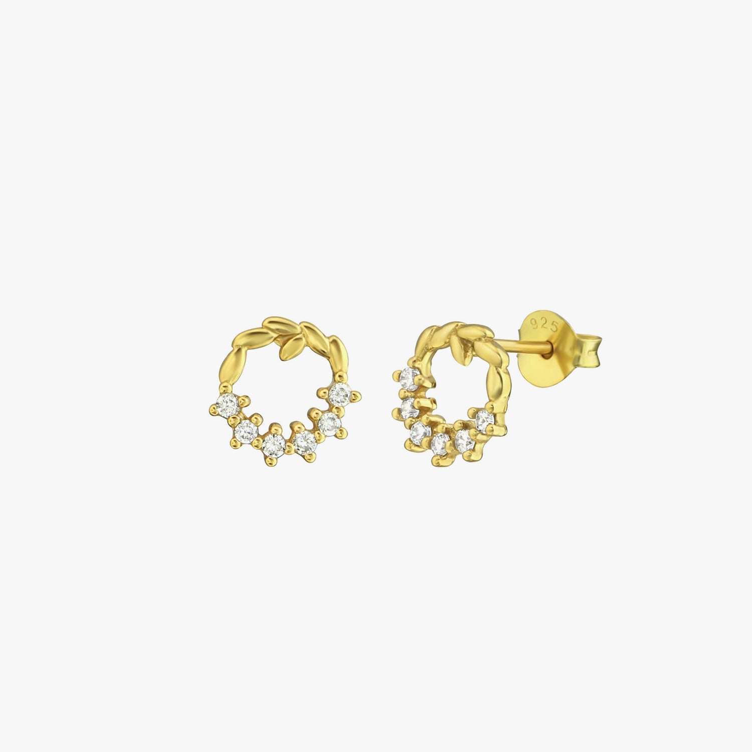 Sparkle Wreath Stud Earrings