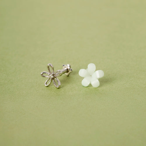 Color:White Gold
Option:Single
Option:Pair