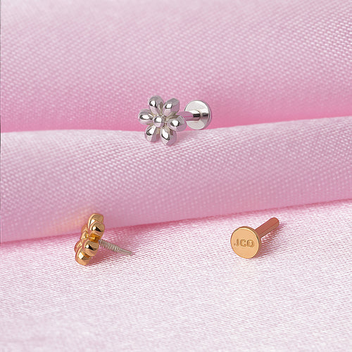 Dainty Bloom Flatback Earring
