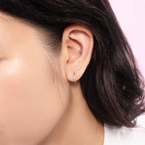 Color:White Gold
Option:Single
Option:Pair