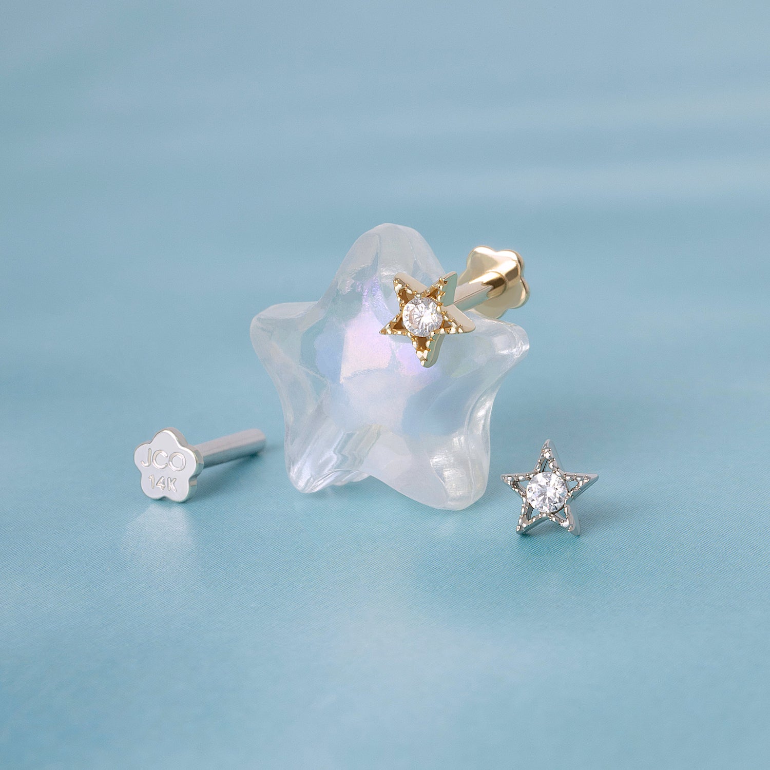 Color:White Gold
Option:Single
Option:Pair