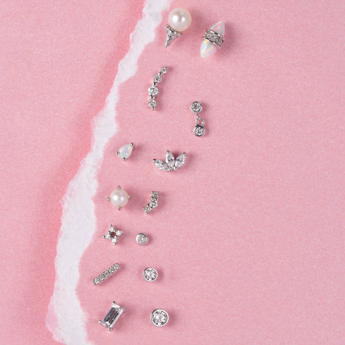 Color:White Gold
Option:Single
Option:Pair