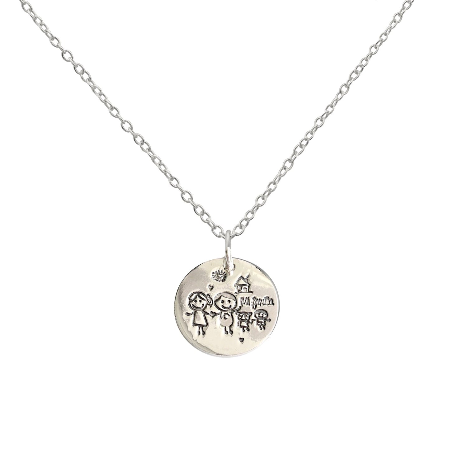 Family Disc Necklace