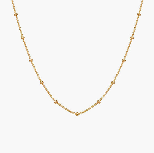 Minimal Satellite Chain Necklace