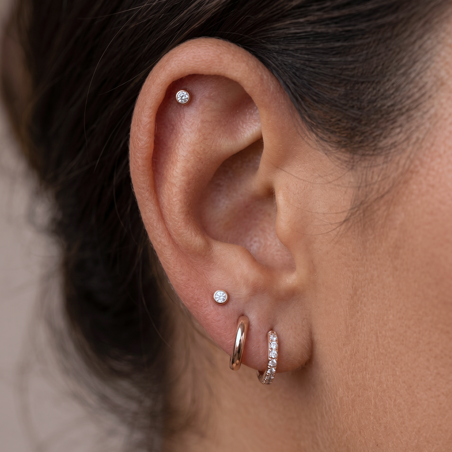 Luxe Simple Huggie Earrings