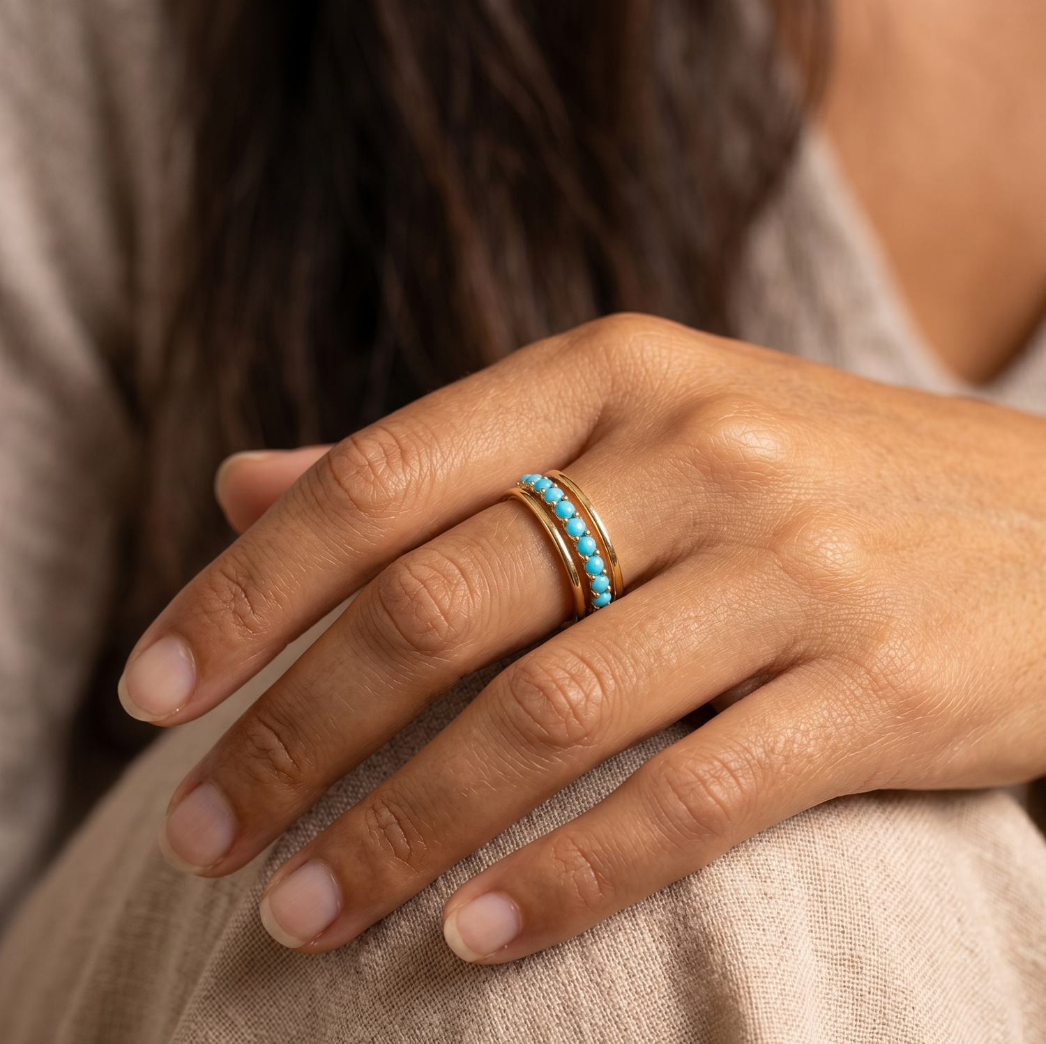 Turquoise Ring Gold