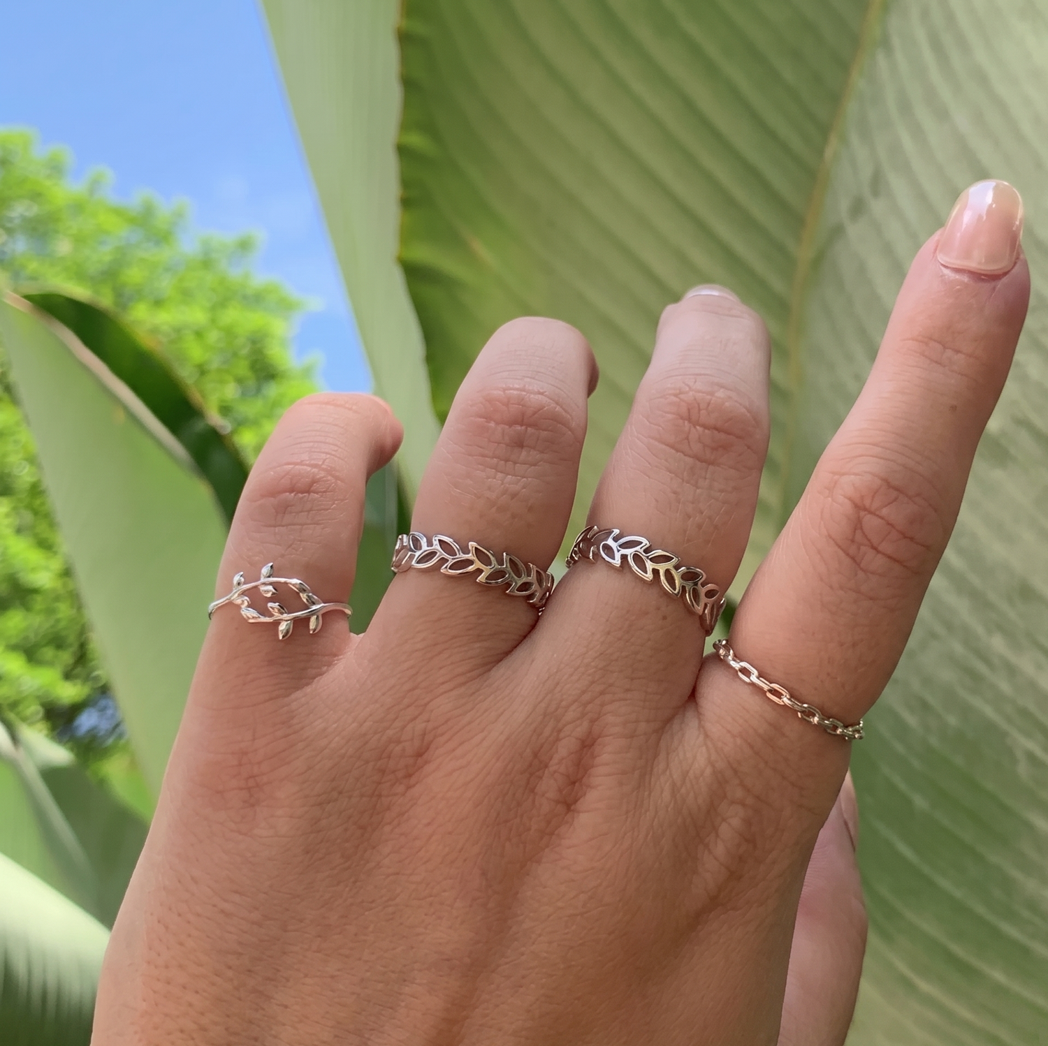 Leaf Olive Ring