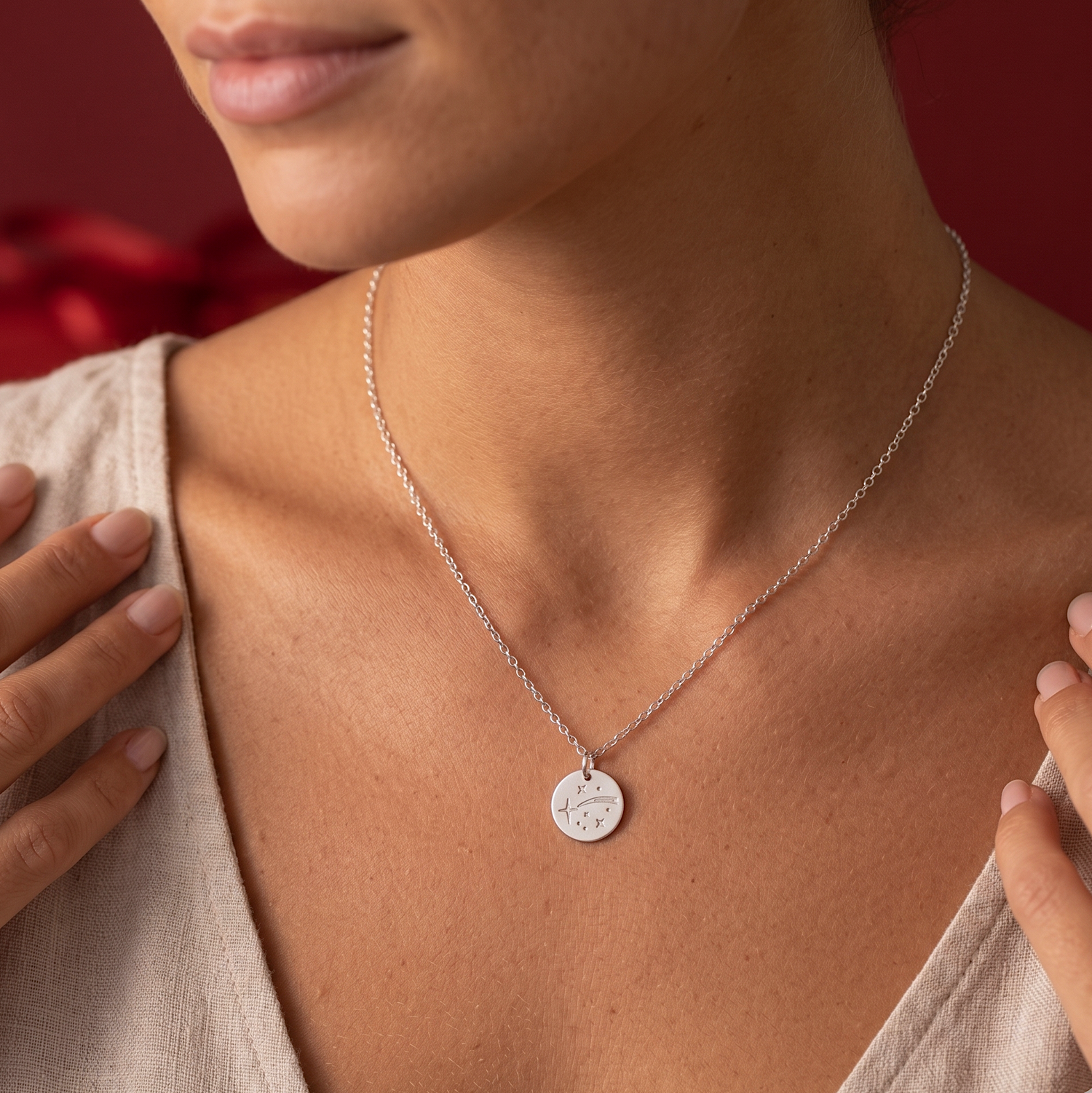 Personalized Sky Radiance Necklace