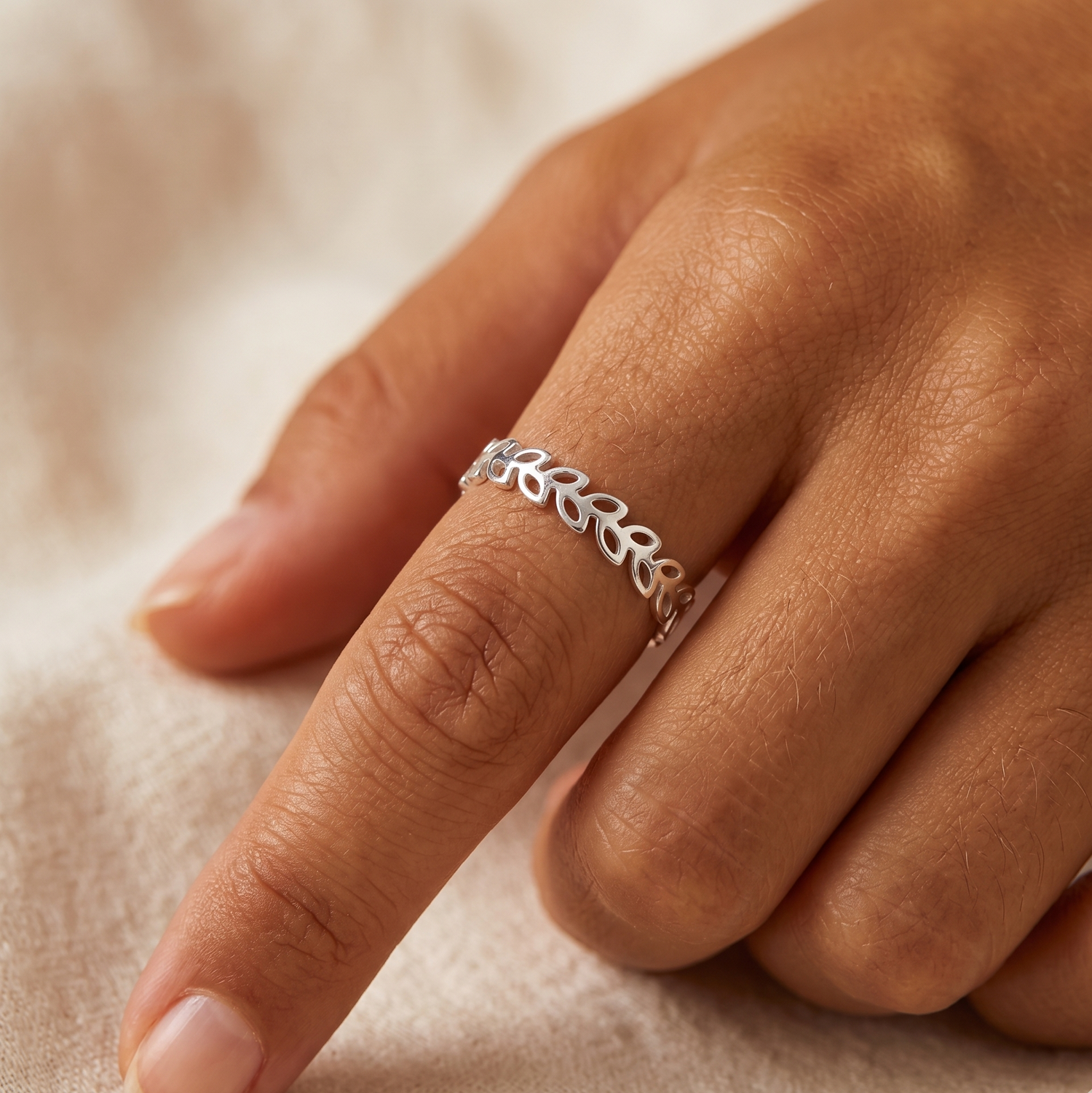 Leaf Olive Ring