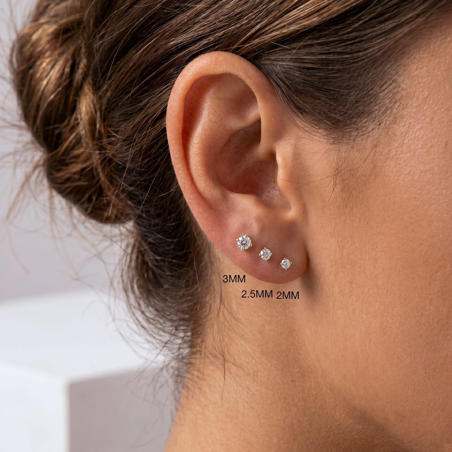 3mm CZ Threaded Labret