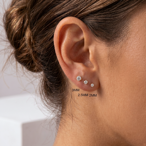 Mini CZ Threaded Labret