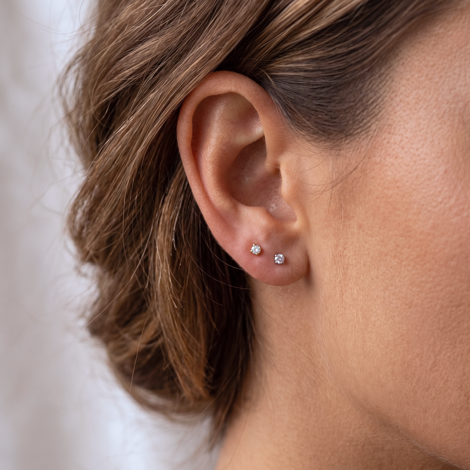 Mini CZ Threaded Labret