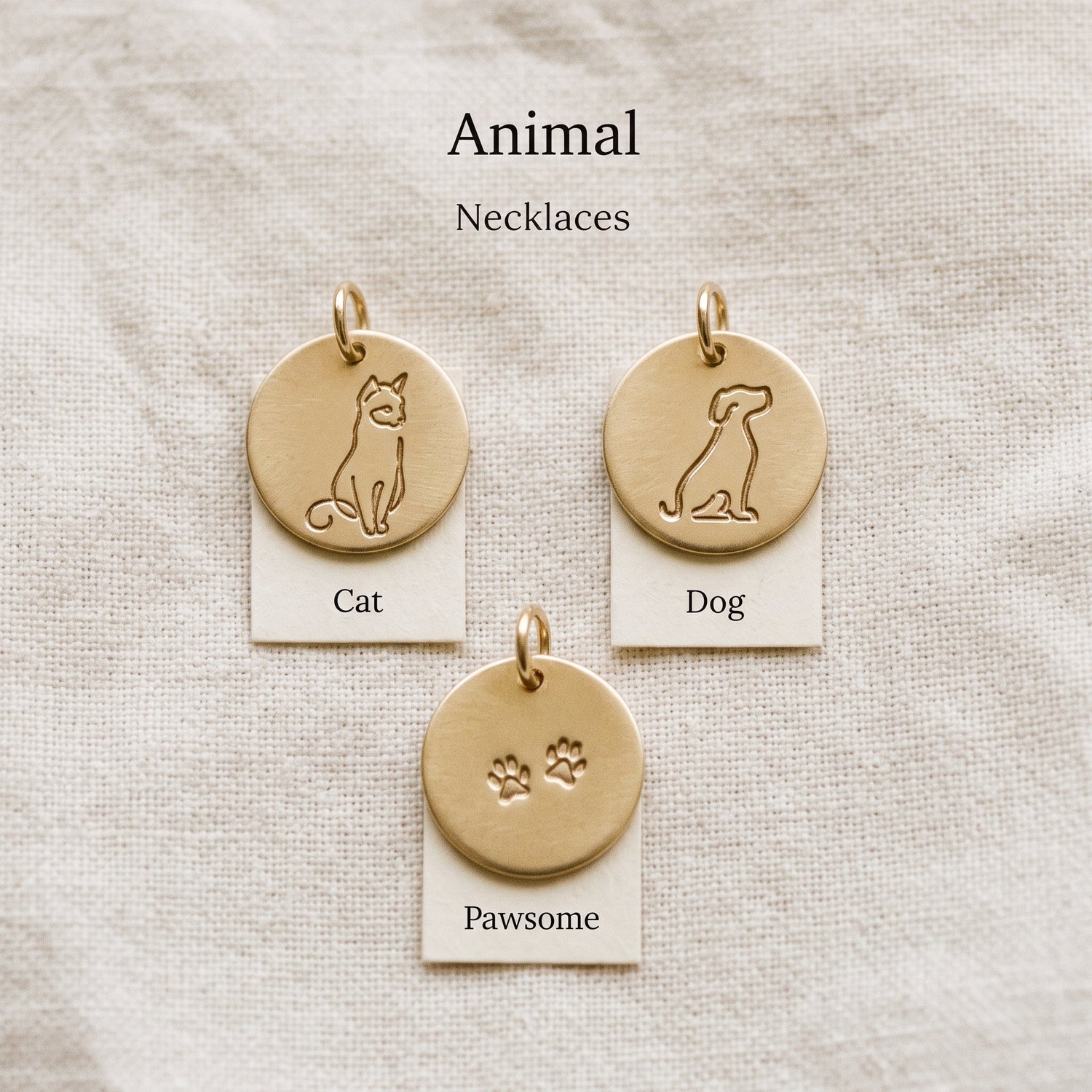 Personalized Animal Necklace