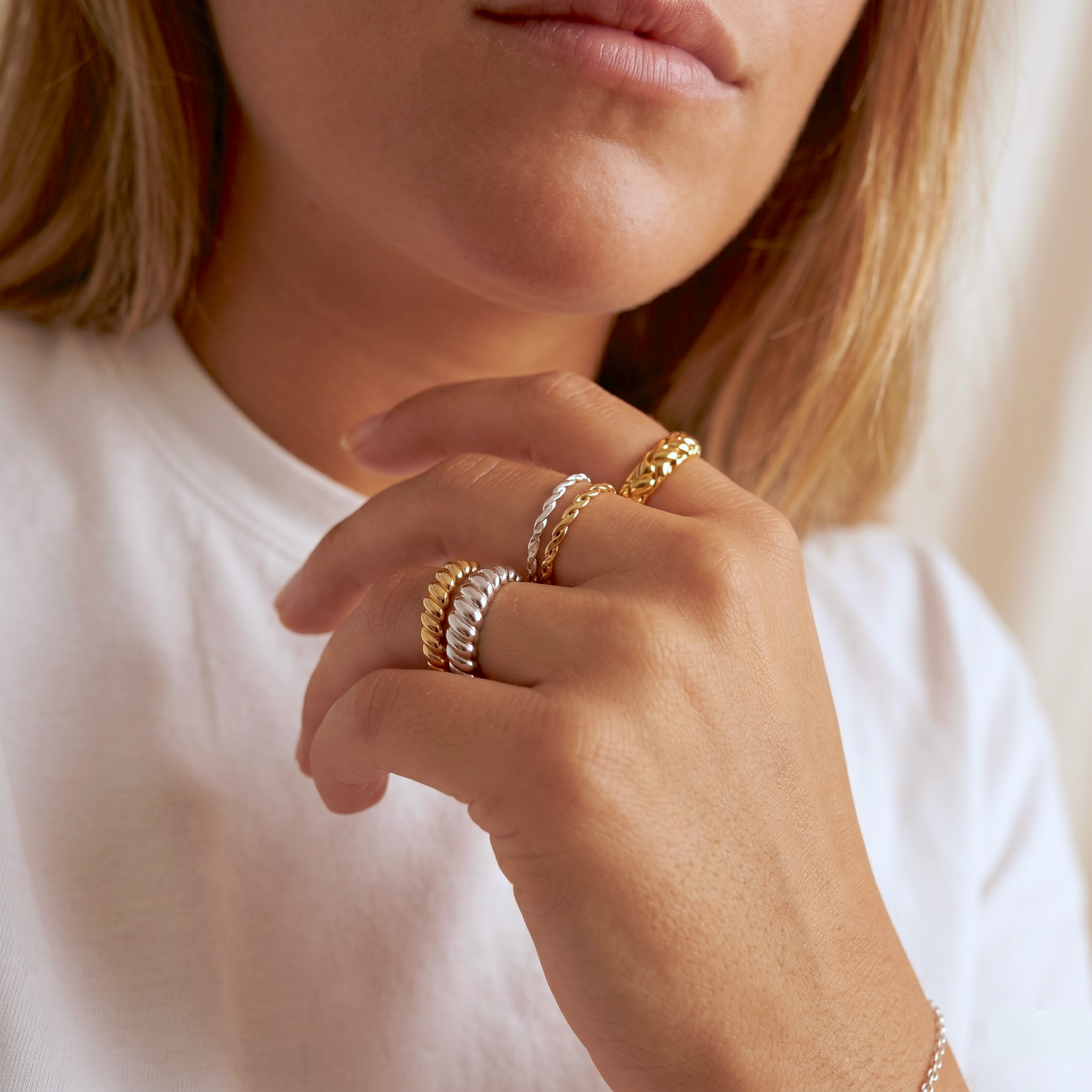 Weave Ring Silver