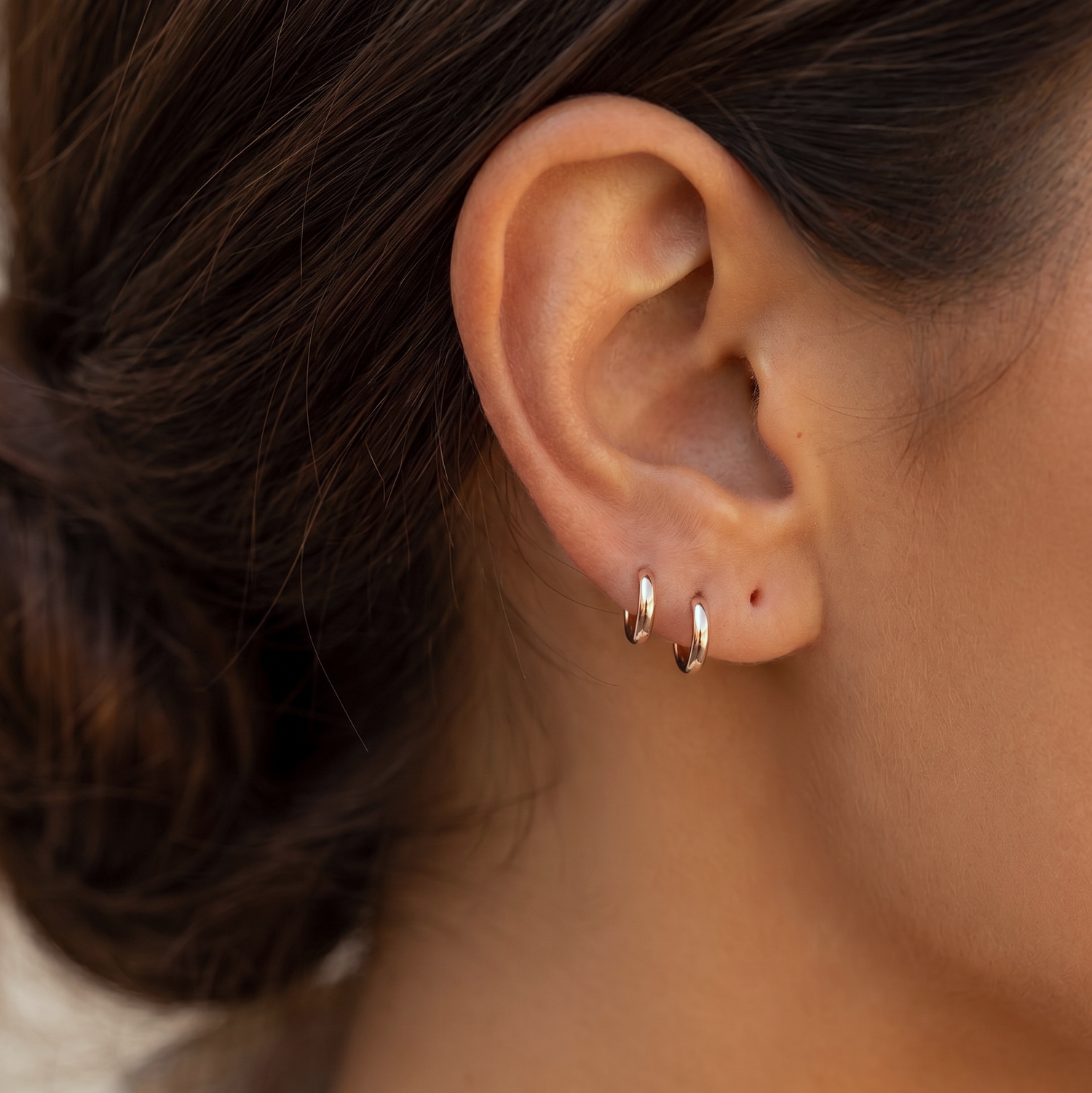 Luxe Simple Huggie Earrings