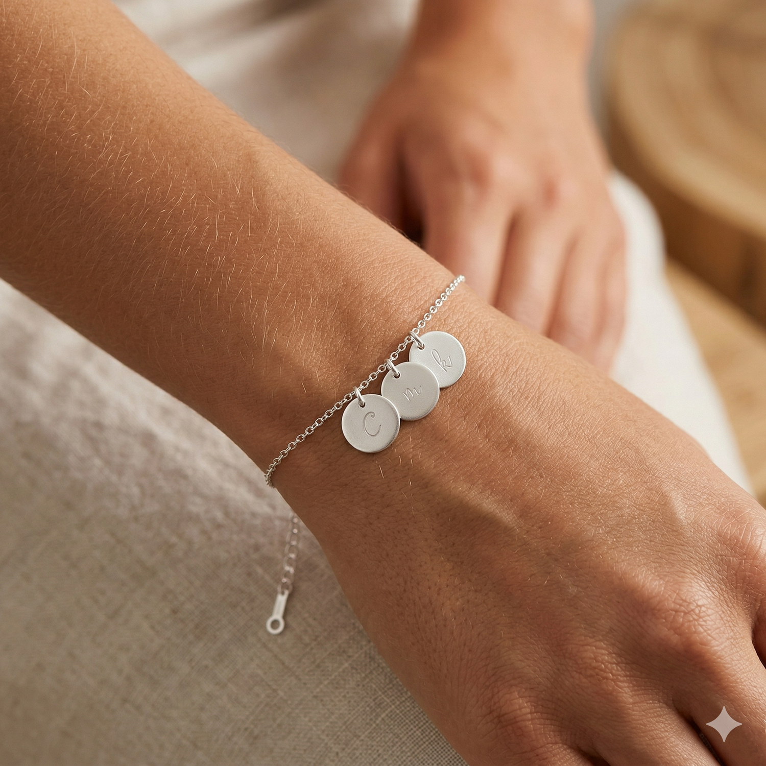 Personalized Disc Bracelet