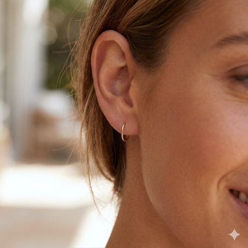Little Endless Hoop Earrings