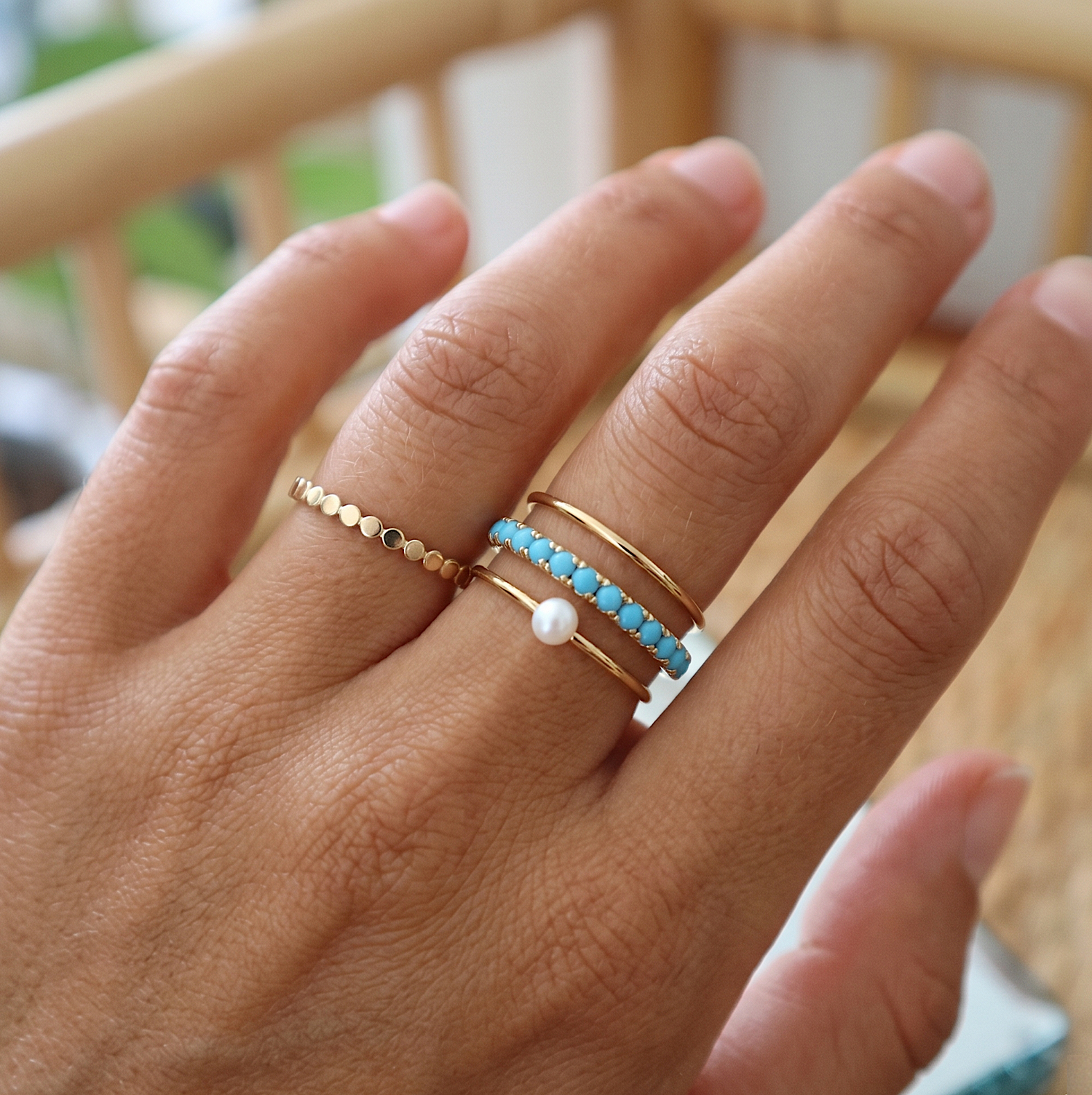 Turquoise Ring Gold