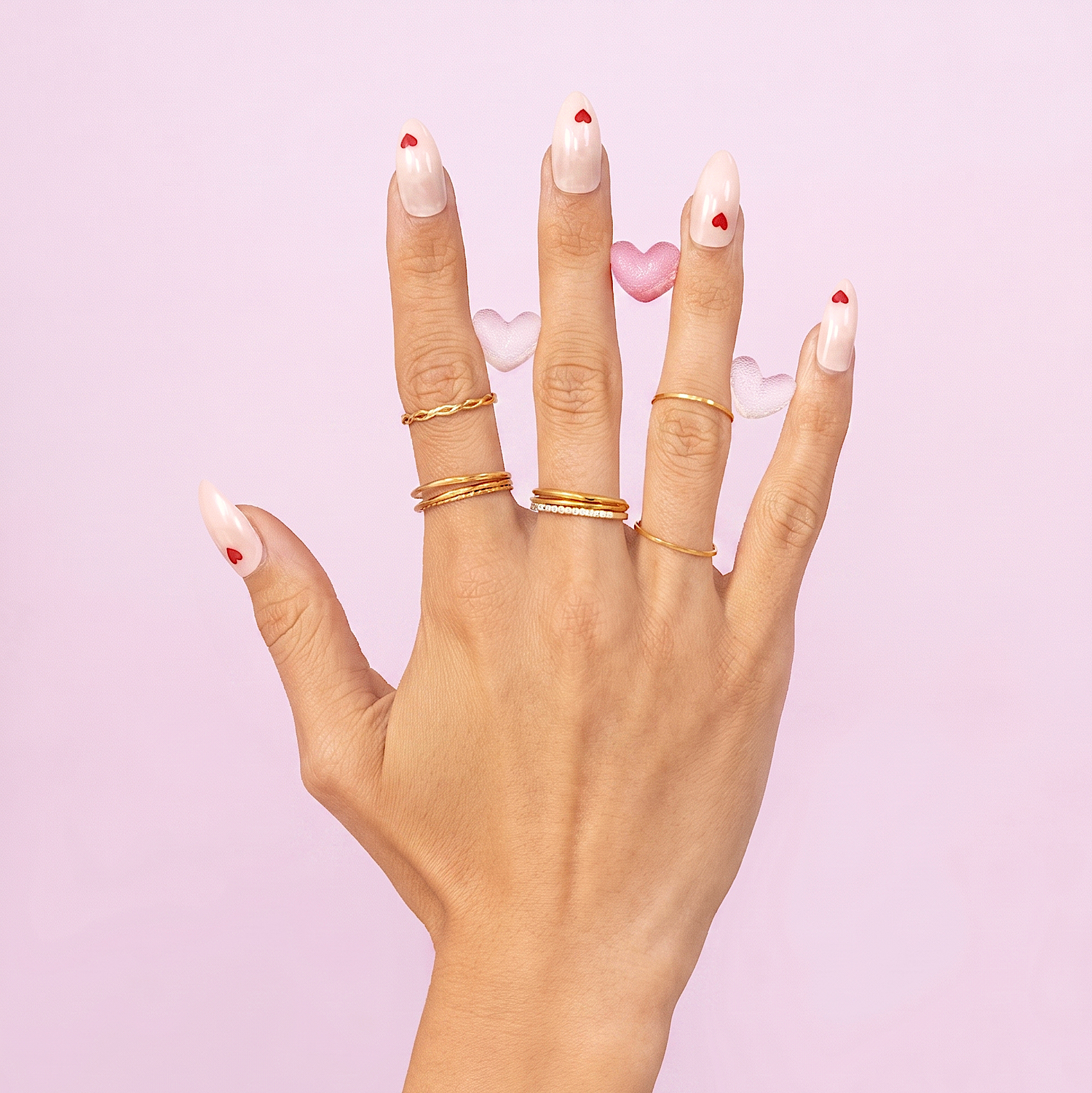 Braided Skinny Ring Gold