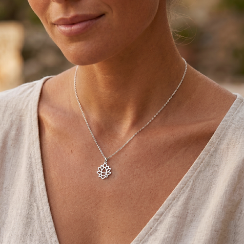 Zen Lotus Necklace
