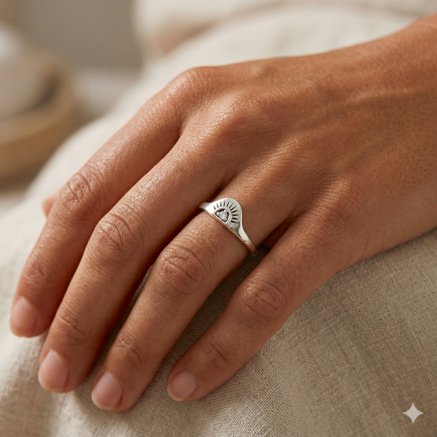 Sunrise Ring Silver