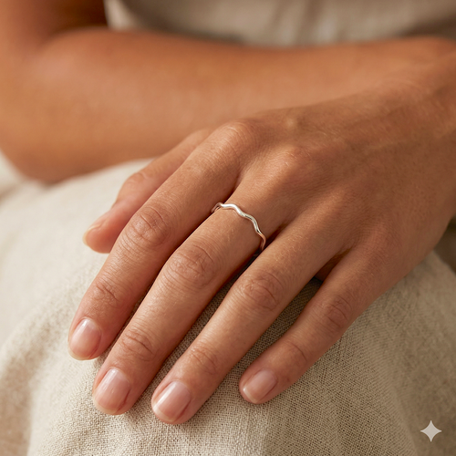 Organic Silver Ring
