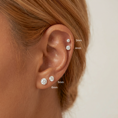 Sparkly Small Stud Earrings
