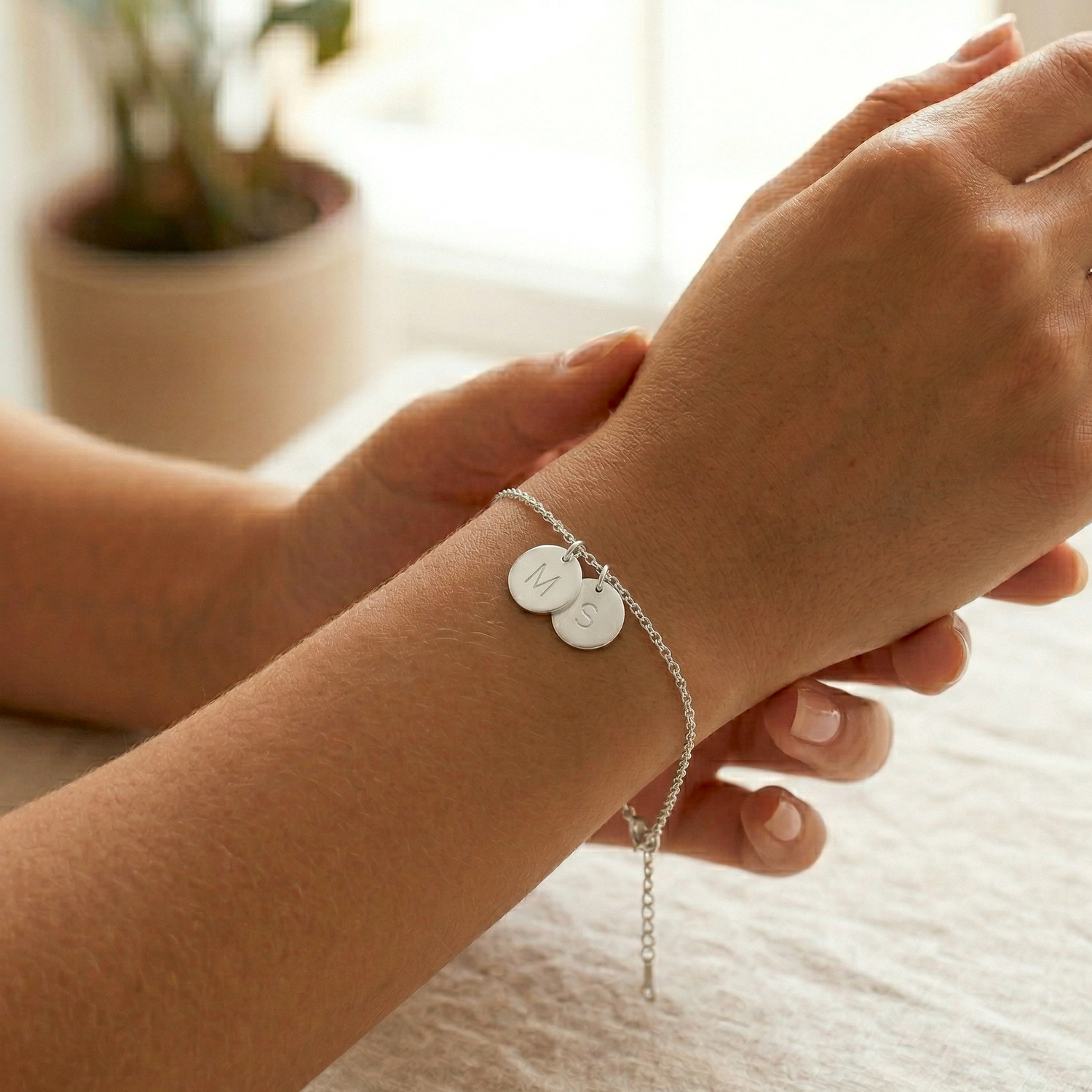 Personalized Disc Bracelet