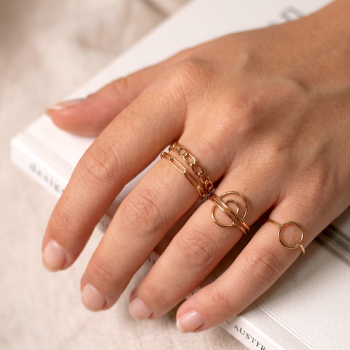 Rainbow Ring Gold