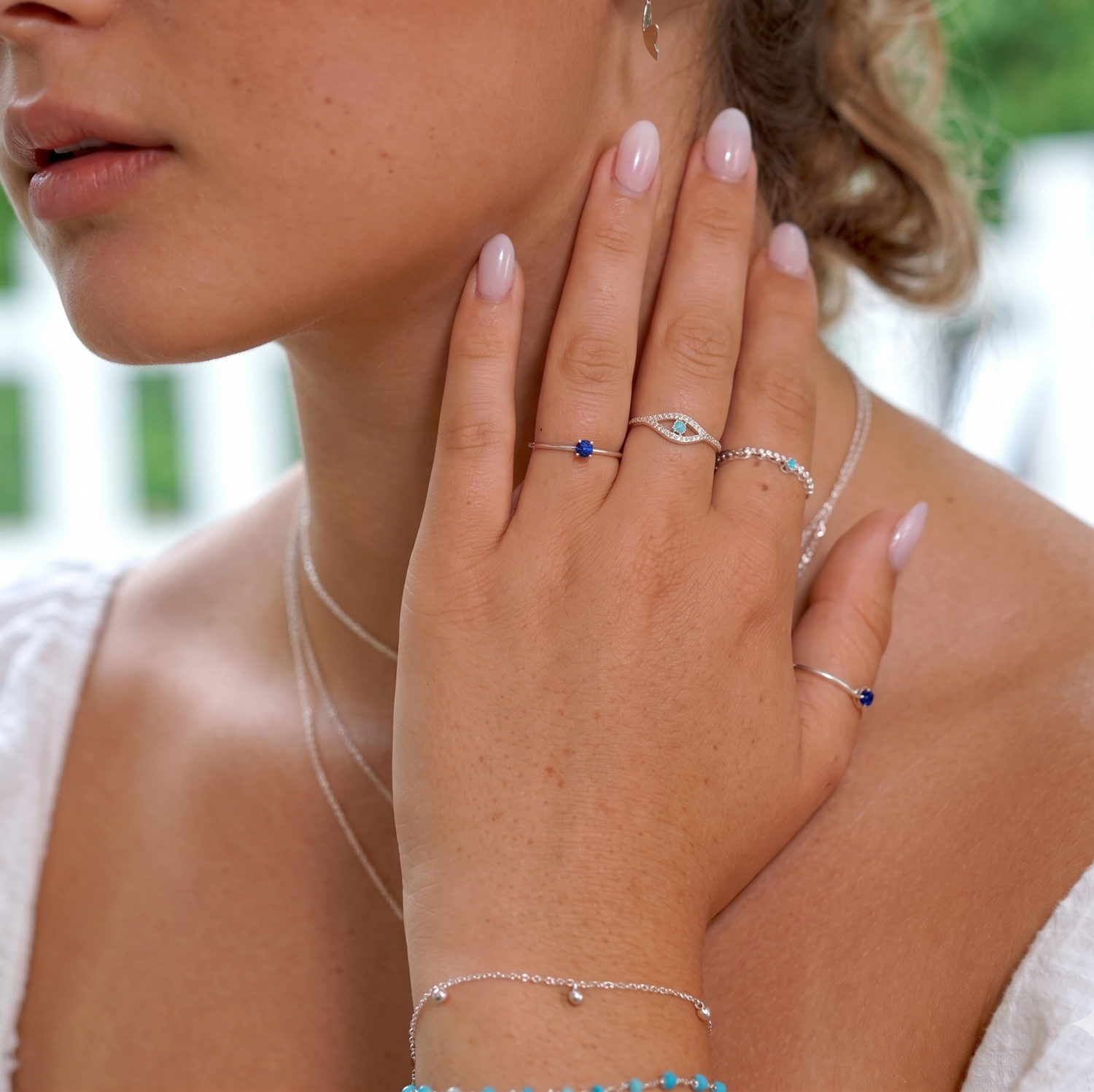 Minimal Lapis Ring Silver