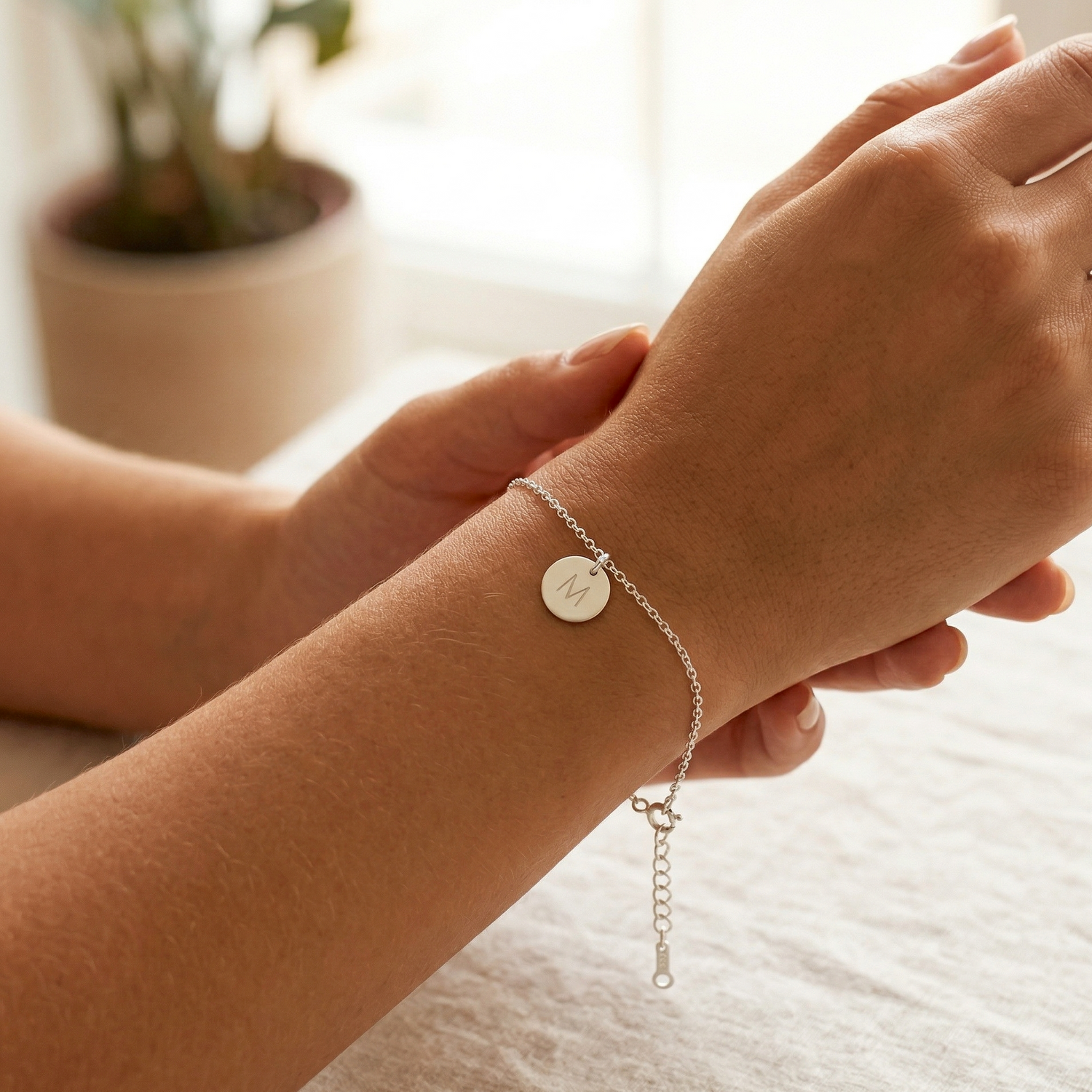 Personalized Disc Bracelet