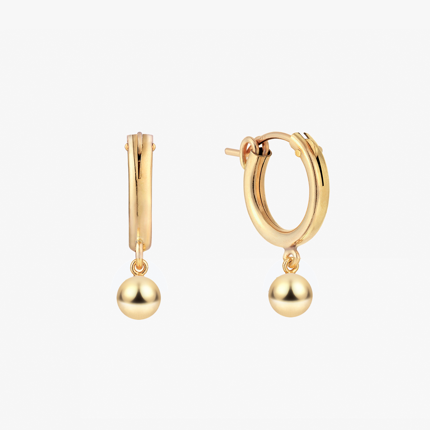 Ball Chic Hoop Earrings
