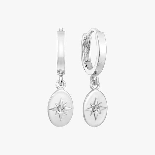 Starry Night Hoop Earrings