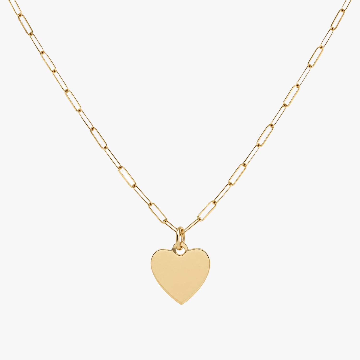 Heart Paperclip Necklace