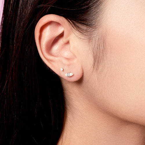 Color:White Gold
Option:Single
Option:Pair