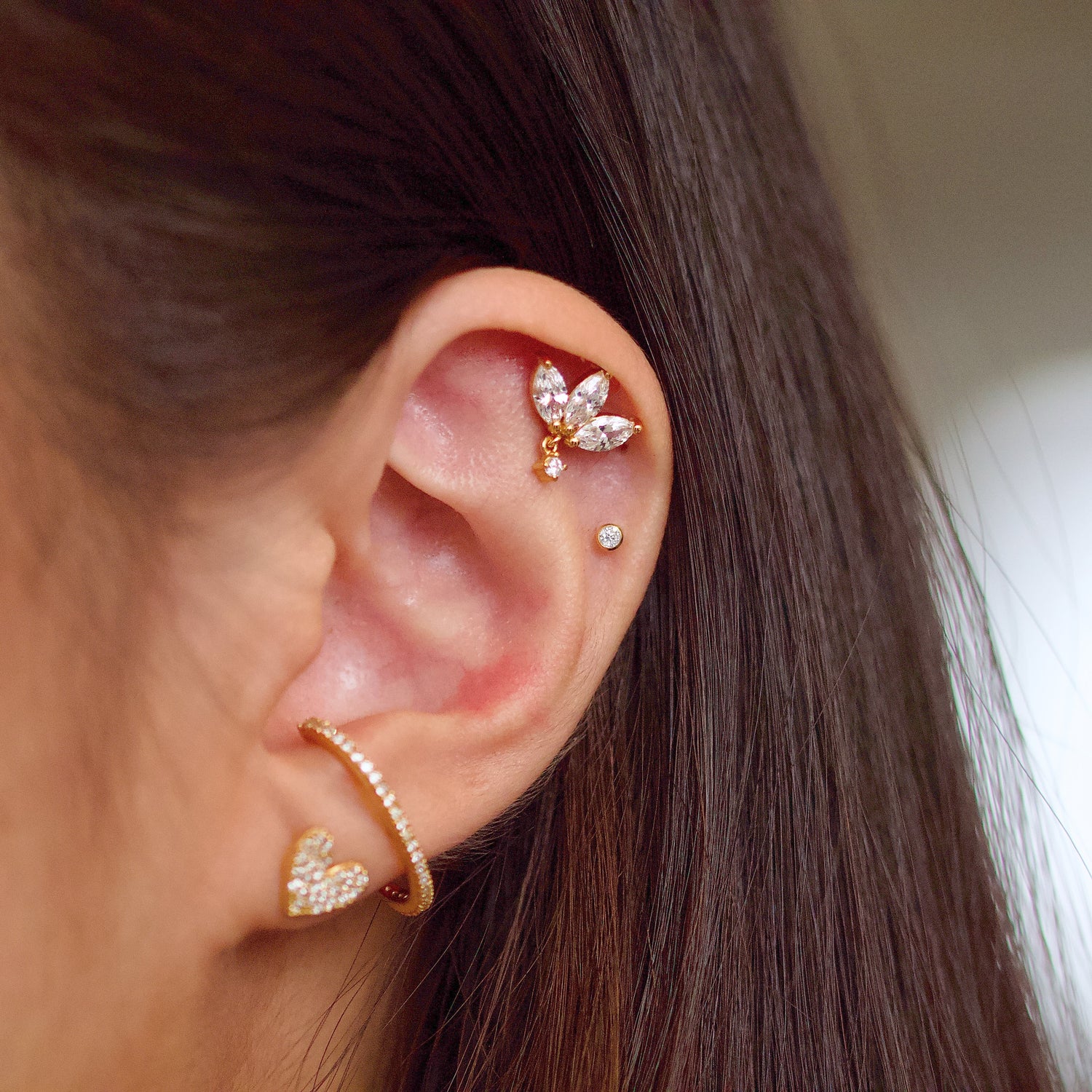 Sparkle Gem Tragus Labret