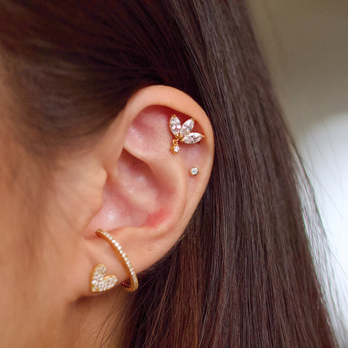 Sparkle Gem Tragus Labret