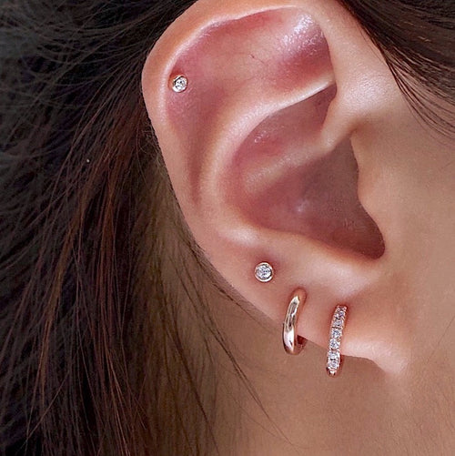 Luxe Simple Huggie Earrings