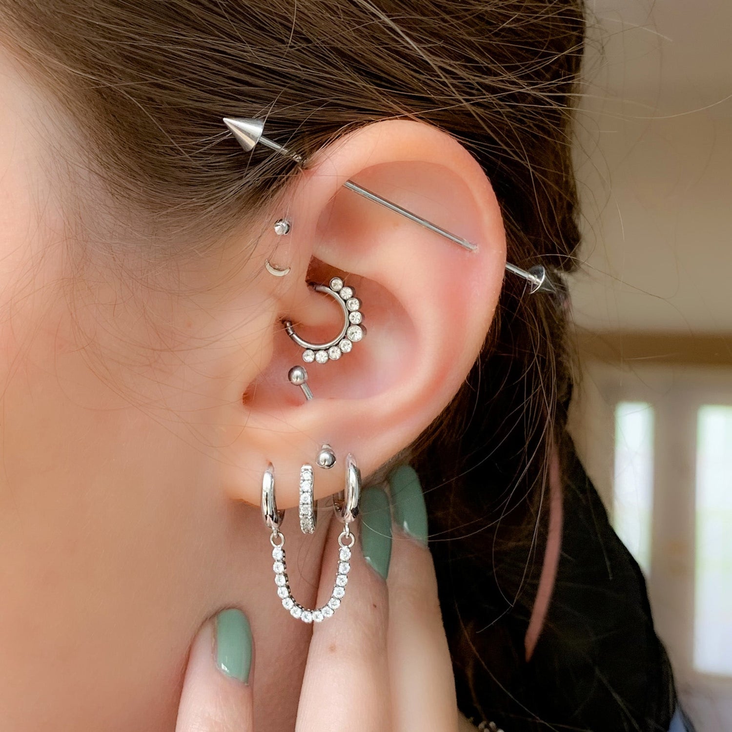 Spike Scaffolding Industrial Barbell