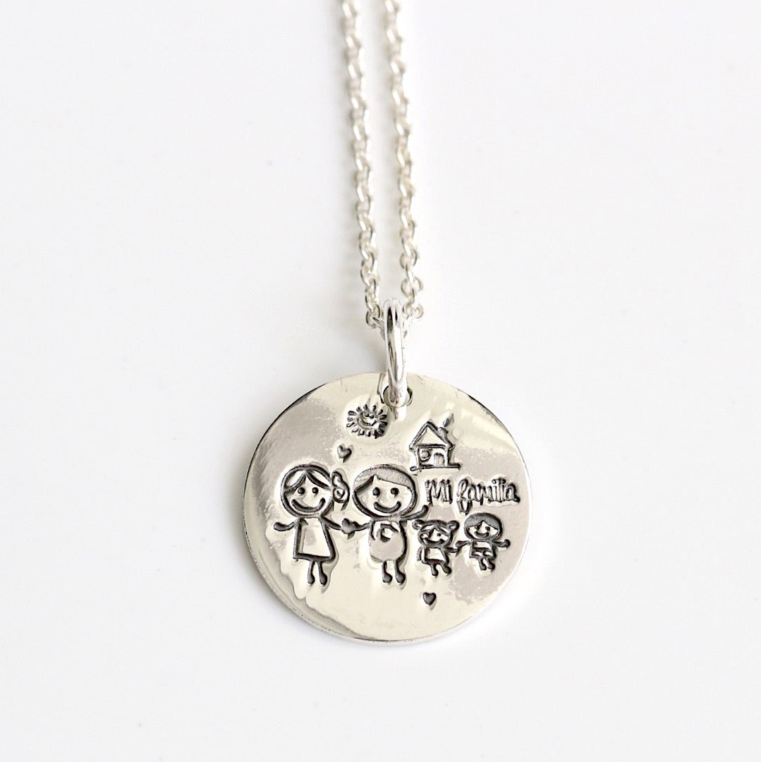 Family Disc Necklace
