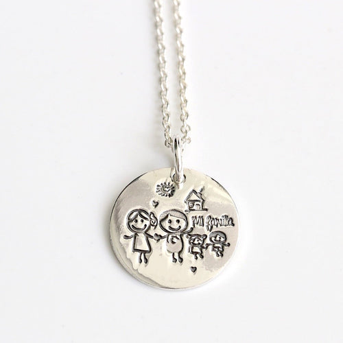 Family Disc Necklace