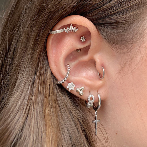 Classic Sterling Silver Clicker Ring 8mm