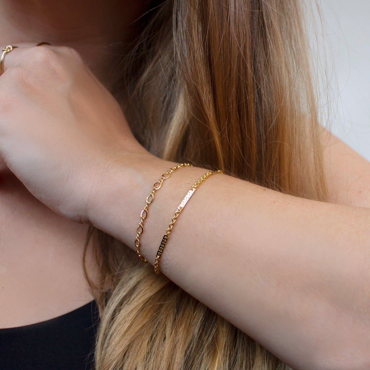 Figure Eight Chain Bracelet